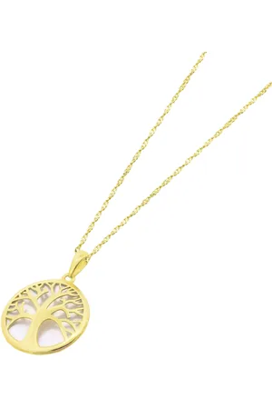 TIME ROAD Collar Arbol Vida Hin00016/43 Oro, Mujer