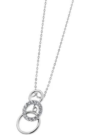 TIME ROAD Collar Ws02009/45 Plata, Mujer