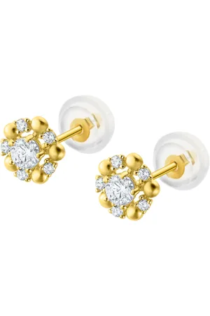TIME ROAD Pendientes Hin00240 Oro, Mujer