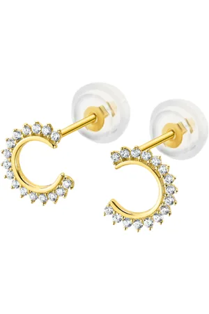 TIME ROAD Pendientes Hin00244 Oro, Mujer