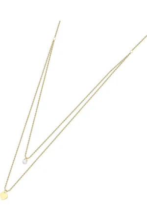 TIME ROAD Collar Corazón Hin00031/45 Oro, Mujer
