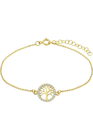 TIME ROAD Pulsera Arbol Vida Hin00166/18 Oro, Mujer