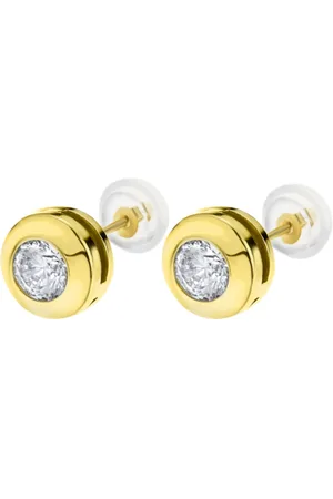 TIME ROAD Pendientes Lg00033/8 Oro 9k, Mujer