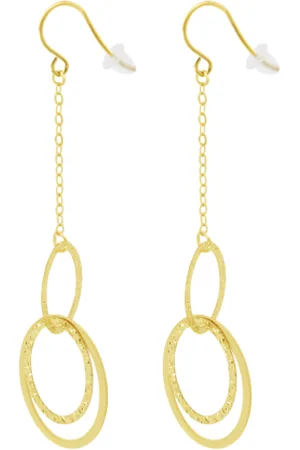 TIME ROAD Pendientes Hin00115 Oro, Mujer