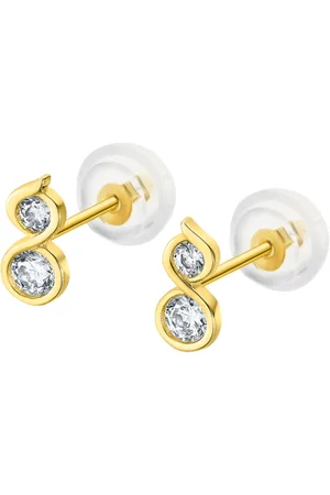 TIME ROAD Pendientes Hin00243 Oro, Mujer