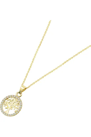 TIME ROAD Collar Arbol Vida Hin00171/45 Oro, Mujer