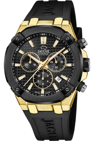 Jaguar Reloj Suizo Diplomatic Para Hombre, Color Negro J1014/1