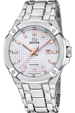 Jaguar Reloj Suizo Diplomatic Para Hombre, Color Blanco J1009/1