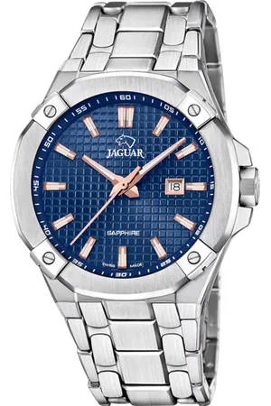 Jaguar Reloj Suizo Diplomatic Para Hombre, Color Azul J1009/2