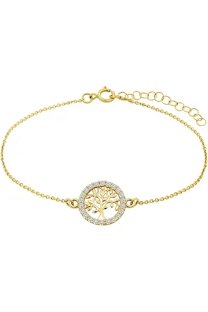 TIME ROAD Pulsera Arbol Vida Hin00170/18 Oro, Mujer
