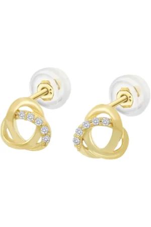 TIME ROAD Pendientes Hin00090 Oro, Mujer