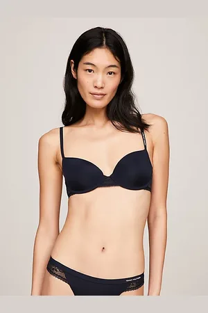 Tommy Hilfiger Sujetador balconette con ribete de encaje