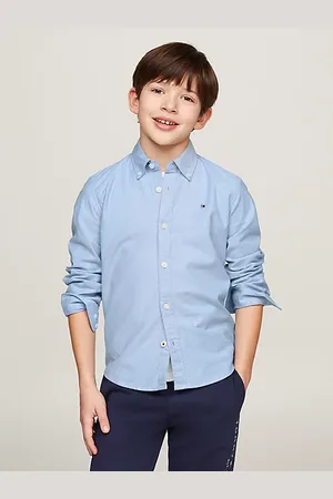 Tommy Hilfiger Camisa de algodón Oxford elástico
