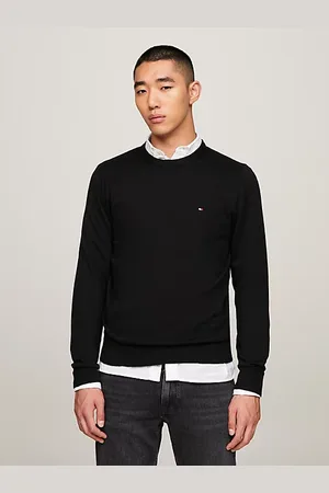 Tommy Hilfiger Jersey de cuello redondo con cachemira