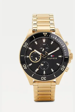 Tommy Hilfiger Reloj multifunción con brazalete de eslabones