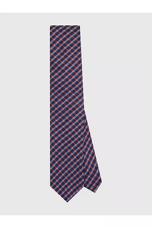 Tommy Hilfiger Hombre Corbatas y corbatín - Corbata de cuadros Vichy en jacquard de seda