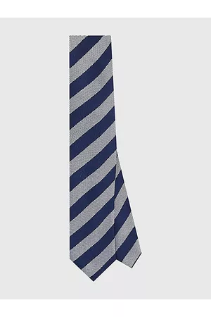 Tommy Hilfiger Hombre Corbatas y corbatín - Corbata de rayas Oxford en jacquard de seda