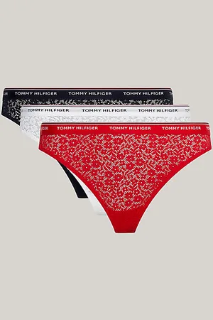 Tommy Hilfiger Pack de 3 tangas de encaje Essential Premium