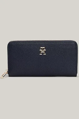 Tommy Hilfiger Cartera grande con cremallera TH Emblem