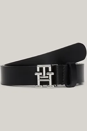 Tommy Hilfiger Cinturón de piel con insignia TH Emblem