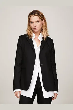 Tommy Hilfiger Americana de botonadura sencilla
