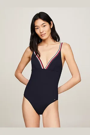 Tommy Hilfiger Traje de baño Global Stripe con relleno
