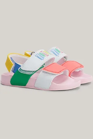 Tommy Hilfiger Sandalias color block con cierre de velcro