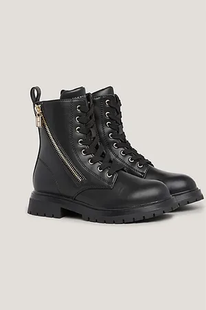 Tommy Hilfiger Botas moteras con cordones tonales