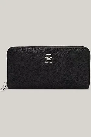Tommy Hilfiger Cartera grande con cremallera TH Emblem