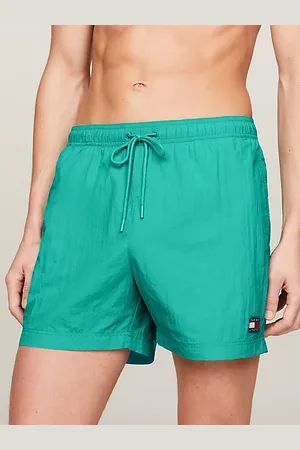 Tommy Hilfiger Bañador Heritage arrugado de medio largo