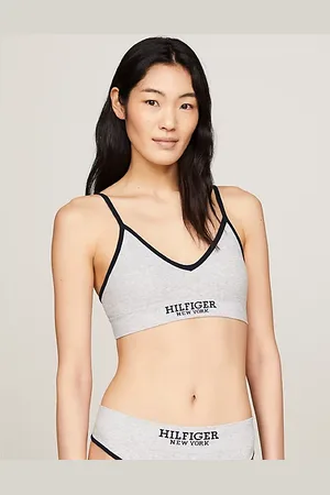 Tommy Hilfiger Sujetador triangular con monotipo Hilfiger