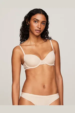 Tommy Hilfiger Sujetador balconette con ribete de encaje