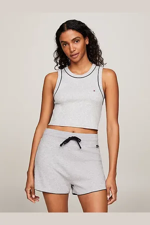Tommy Hilfiger Camiseta de pijama acanalada sin mangas