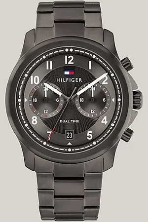 Tommy Hilfiger Reloj con esfera de color gris plomizo