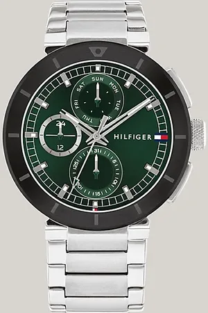 Tommy Hilfiger Reloj de acero con brazalete de eslabones
