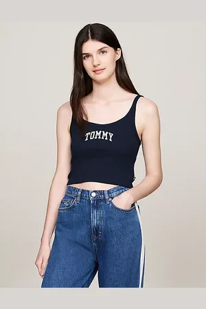 Tommy Hilfiger Camiseta de tirantes de corte cropped