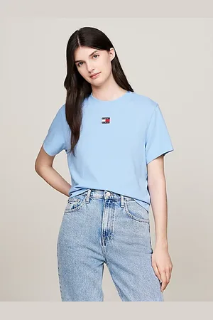 Tommy Hilfiger Camiseta holgada de cuello redondo con parche