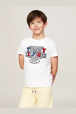 Tommy Hilfiger Camiseta de rizo con eslogan bordado