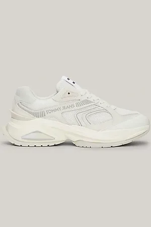 Tommy Hilfiger Zapatillas de running en ante estilo retro