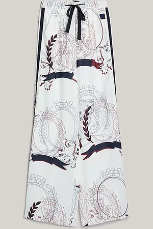 Tommy Hilfiger Pantalón de pijama con estampado de escudos