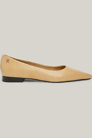 Tommy Hilfiger Bailarinas con punta fina y monograma TH