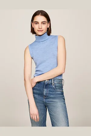 Tommy Hilfiger Jersey sin mangas con cuello cisne