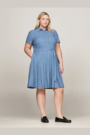 Tommy Hilfiger Vestido camisero Curve estampado