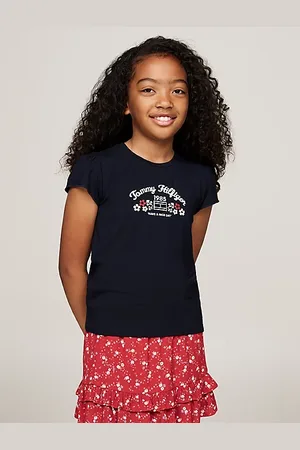 Tommy Hilfiger Camiseta con logo de flores estampado