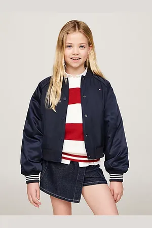 Tommy Hilfiger Cazadora bomber con logo en la parte trasera
