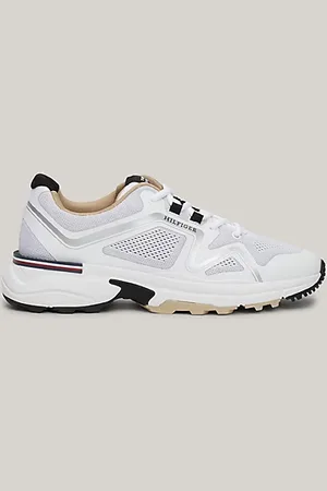 Tommy Hilfiger Zapatillas de texturas mixtas y suela Vibram