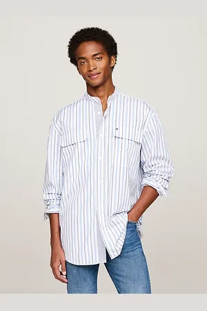Tommy Hilfiger Camisa funcional de corte regular con rayas