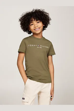 Tommy Hilfiger Camiseta de cuello redondo con logo