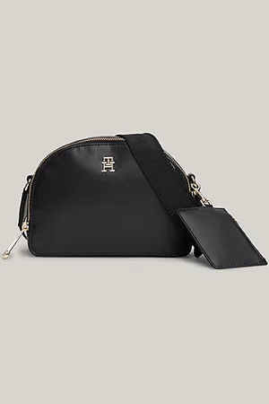 Tommy Hilfiger Bolso bandolera de media luna con TH Monogram