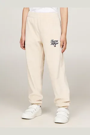 Tommy Hilfiger Joggers de velour con bajos elásticos